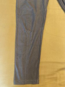 HnM Suede Zip-Front Pants