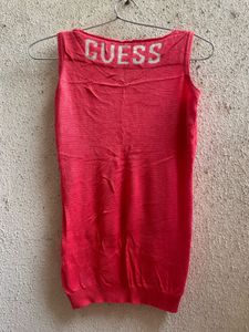 Coral Slim Fitted Knitted Top