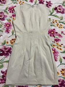Zara Beige Sleeveless Dress