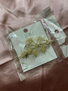 Sparkly Star Hair Clip with Pearls