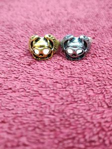 Unique Pig Face Rings (Set of 2)