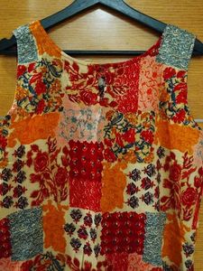 Hand Stitched Beautiful Multicolour Kurti