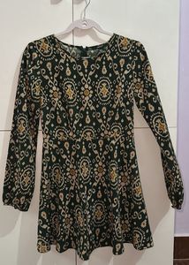 Boho Print Mini Dress