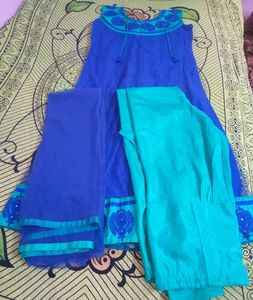 Royal Blue Anarkali Suit