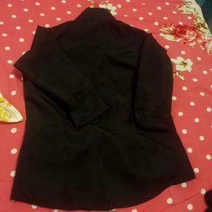 Classic Black Button-Up Shirt