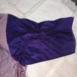 Purple Silk Blouse