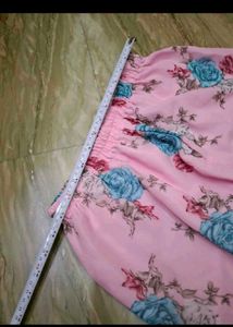 Pink Floral Sharara Suit