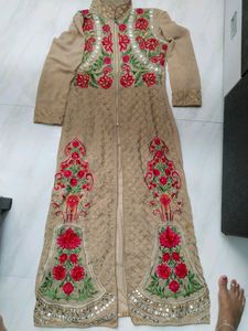 Shrug With Embroidery