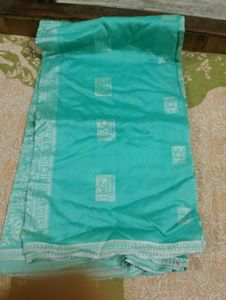 Beautiful Teal Saree