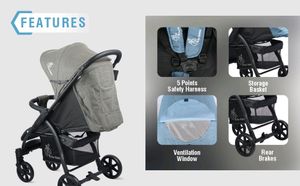 New Pack Stylish Premium Baby Stroller