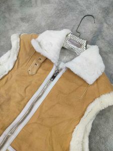 Suede Sherpa Lined Vest