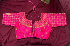 Pink Embroidered Blouse