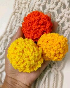 Handmade Crochet Flower Decor