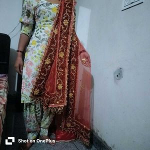 Red Embellished Lehenga Choli