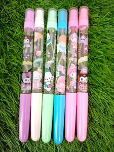Set Of 6 Sanrio Spray Gel Pens