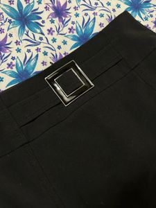 Imported Chic Black Pencil Skirt