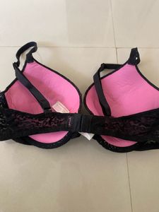 Black Lace Padded Bra