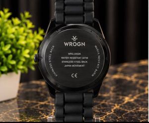WROGN Black Analog Watch For men