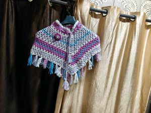 Handmade Crochet Poncho for kids