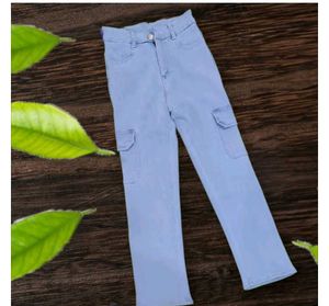 Light Blue Cargo Jeans