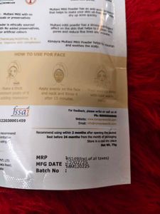 KIMAYRA Pure &amp; Natural Multani Mitti Powder| Bento
