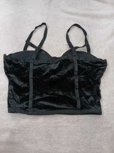 velvet light padded and wired top