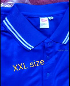 44" -xxl (2) Men's Yellow/ Blue Polo T-Shirt