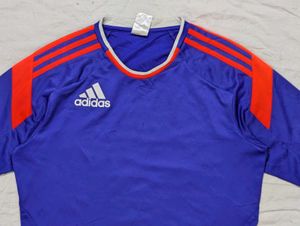 Adidas Men's Blue &amp; Red T-Shirt