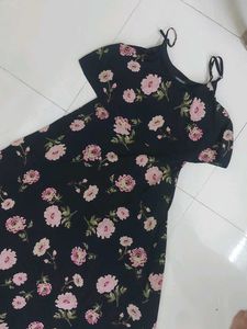 floral trending long slip dress