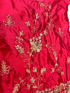 Hand embroidery, pure Dabka Baby long Kurti