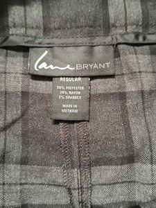 Plaid Wide Leg Pants