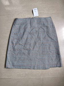 Korean plaid Mini Skirt