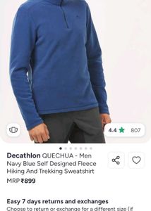 🪩DECATHLON FLEECE BLUE