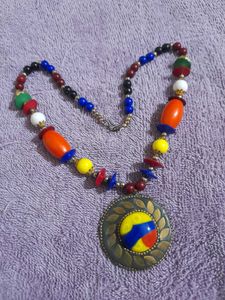 Boho Beaded Necklace Set