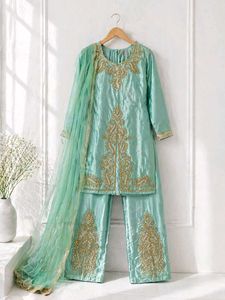 Elegant Mint Green Kurta Set combo