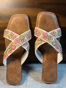JAIPUR handcrafted embroidered flats