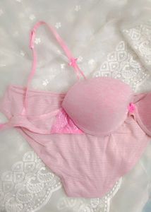 Pink Bra and Panty Set👍