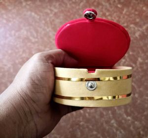 Red &amp; Gold Decorative jewelry Box