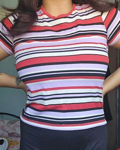 Candy strips Baby tee