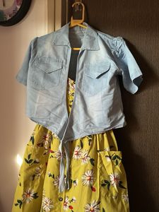 Yellow Daisy Print Sundress