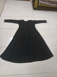 Elegant Black Abaya Gown