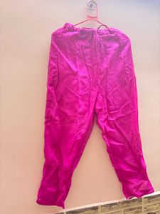 Vibrant Pink Embroidered Sleeve