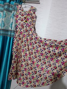 Floral Print Fit And Flare Baby Girl Dress