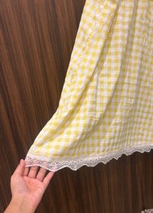 Lace Trimmed Summer Dress