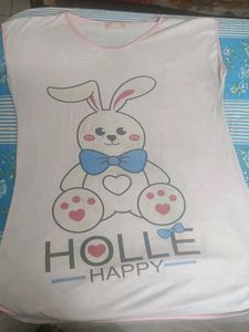 Cute Bunny Nightsuit Top