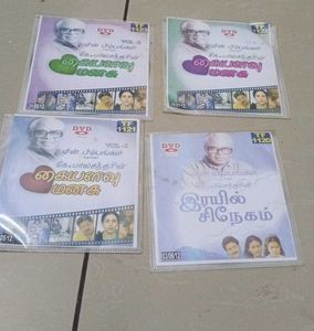 old hindi songs, tamil and English movie cds