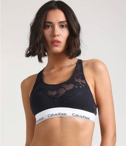 Calvin Klein Navy Floral Sports Bra