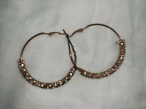 Sparkling Hoop Earrings
