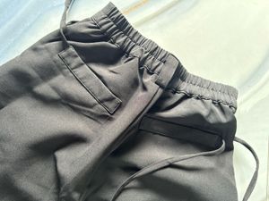 Offduty Stylish Black Wide-Leg Pants