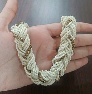 White Beads Necklace